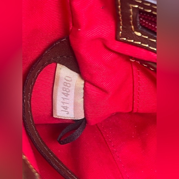 Dooney Bourke Handbag Chestnut Florentine Leather Front Pocket‎ Satchel - Picture 9 of 15